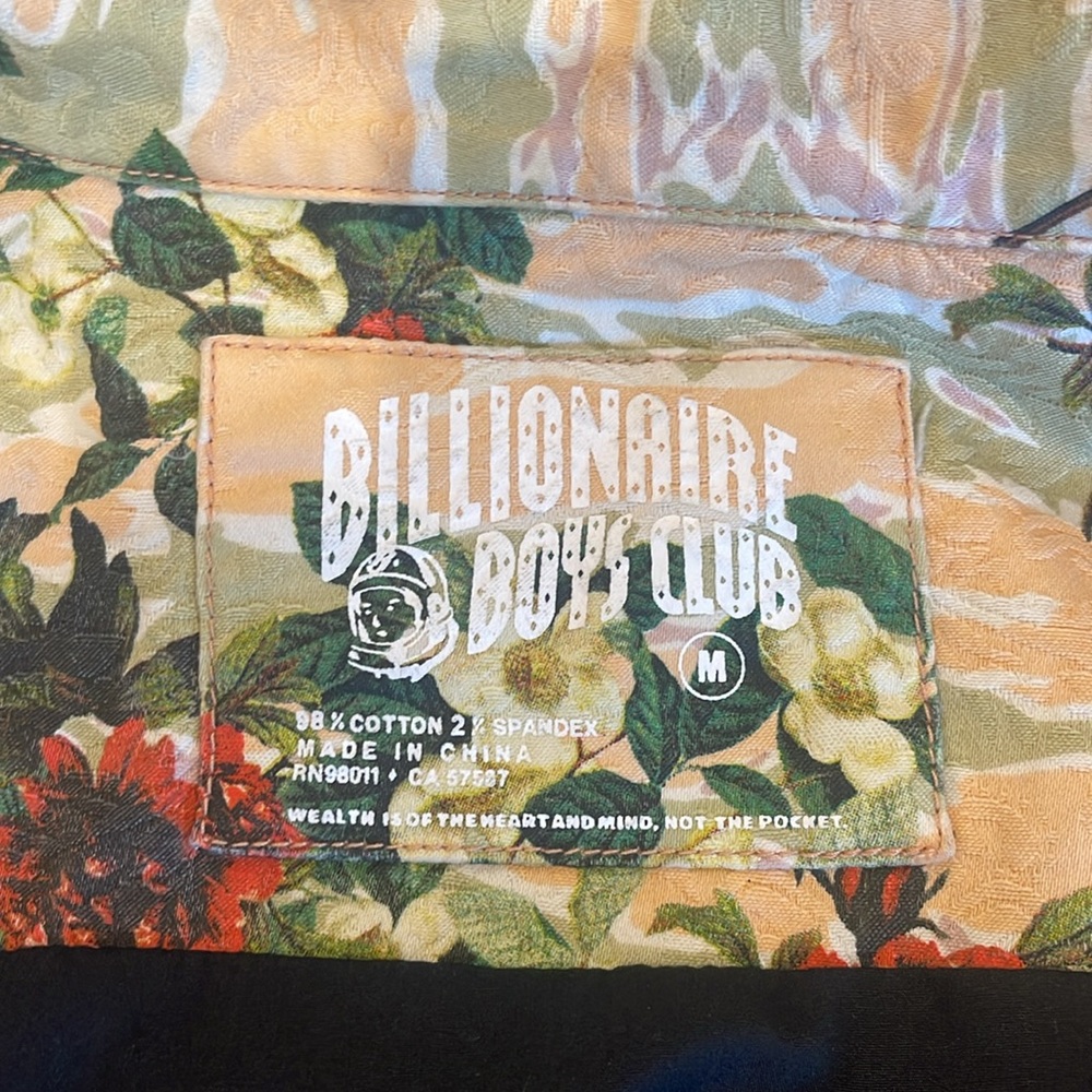 Billionaire Boys Club Rose Bloom Jacket White/Eggnog | size M - Picture 4 of 8